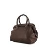 Fendi Selleria handbag in brown grained leather - 00pp thumbnail