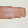 Hermès Ceinture belt in gold ostrich leather - Detail D1 thumbnail
