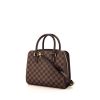 Borsa Louis Vuitton Brera Bag in tela a scacchi e pelle marrone - 00pp thumbnail