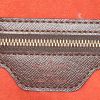 Louis Vuitton Triana Bag handbag in damier canvas and brown leather - Detail D4 thumbnail