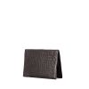 Hermès card wallet in black crocodile - 00pp thumbnail