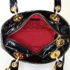 Dior Lady Dior handbag in black patent leather - Detail D3 thumbnail
