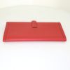 Hermes Jige pouch in red Swift leather - Detail D4 thumbnail