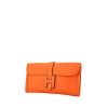 Hermes Jige pouch in orange Swift leather - 00pp thumbnail
