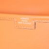 Pochette Hermes Jige in pelle Swift arancione - Detail D3 thumbnail