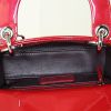 Dior Mini Lady Dior handbag in red patent leather - Detail D3 thumbnail