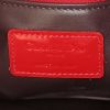 Dior Mini Lady Dior handbag in red patent leather - Detail D4 thumbnail