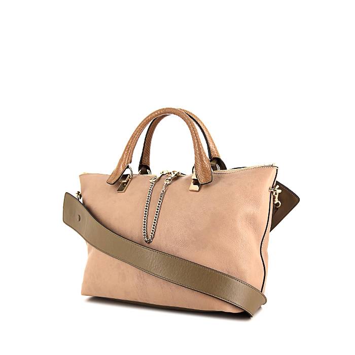 Chloé Baylee handbag in beige leather - 00pp