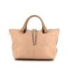 Chloé Baylee handbag in beige leather - 360 thumbnail