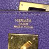 Hermes Kelly 32 cm handbag in purple Iris togo leather - Detail D4 thumbnail