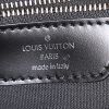 Sac bandoulière Louis Vuitton Viktor en cuir taiga gris anthracite et toile vert-foncé - Detail D3 thumbnail