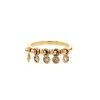 Bague Dior Coquine petit modèle en or jaune et diamants - 00pp thumbnail