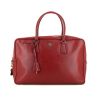 Prada Bauletto handbag in red leather saffiano - 360 thumbnail
