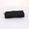 Chanel Mademoiselle shoulder bag in black quilted suede - Detail D4 thumbnail