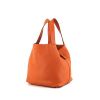 Hermes Picotin large model handbag in orange togo leather - 00pp thumbnail
