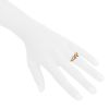 Mauboussin Moi Aimer Toi ring in pink gold and diamonds - Detail D1 thumbnail