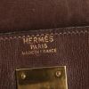 Sac à main Hermes Kelly 32 cm en cuir box marron-havane - Detail D4 thumbnail