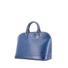 Bolso de mano Louis Vuitton Alma en cuero Epi azul - 00pp thumbnail