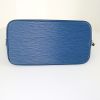 Louis Vuitton Alma handbag in blue epi leather - Detail D4 thumbnail