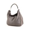Saint Laurent Roady handbag in grey leather - 00pp thumbnail