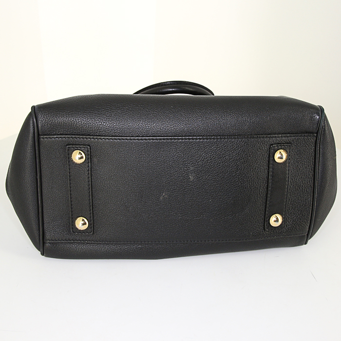 Louis Vuitton Louis Vuitton Editions Limitées handbag in black leather - Detail D4