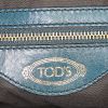 Bolso bandolera Tod's D-Bag en cuero azul verdoso - Detail D4 thumbnail