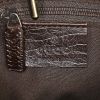 Bolso de mano Gucci Jackie en lona Monogram beige y cuero marrón - Detail D3 thumbnail