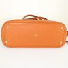 Hermes Bolide handbag in orange togo leather - Detail D5 thumbnail