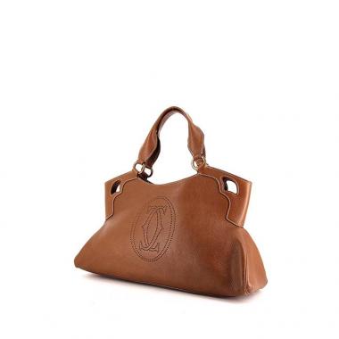 Borsa Cartier Marcello in pelle marrone