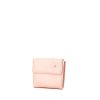 Billetera Chanel en cuero granulado rosa - 00pp thumbnail