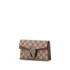 Gucci Dionysus shoulder bag in beige monogram canvas and taupe suede - 00pp thumbnail