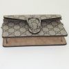 Gucci Dionysus shoulder bag in beige monogram canvas and taupe suede - Detail D5 thumbnail