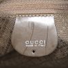 Gucci Bamboo shoulder bag in khaki canvas and khaki patent leather - Detail D4 thumbnail
