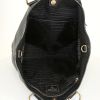 Shopping bag Prada Daino in pelle martellata nera - Detail D2 thumbnail