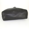 Prada Daino shopping bag in black grained leather - Detail D4 thumbnail
