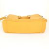 Louis Vuitton Poche-documents briefcase in yellow checkerboard print leather - Detail D5 thumbnail