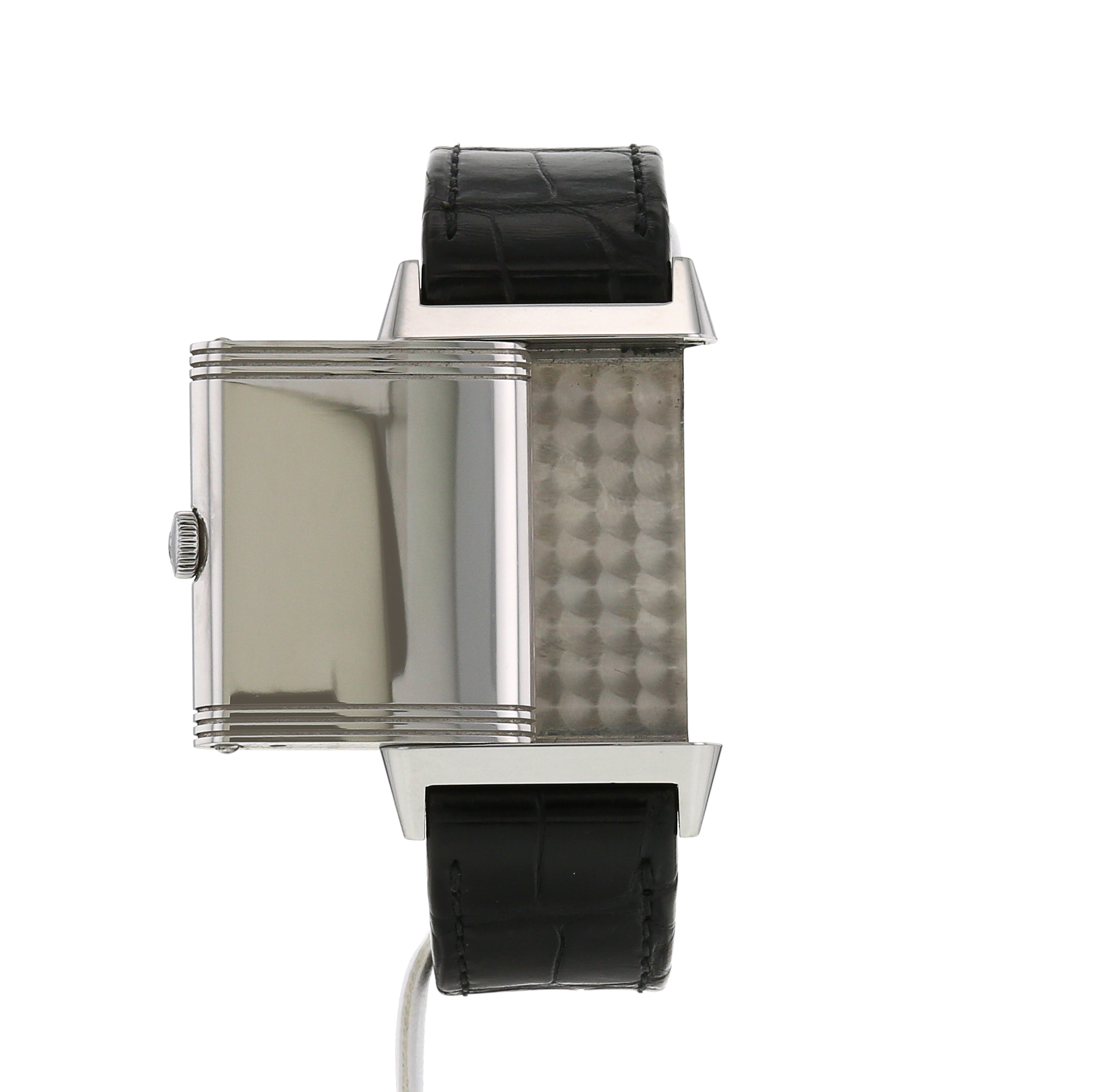 Reloj Jaeger-LeCoultre Grande Reverso Ultra Thin  grande de acero Ref :  277862 Circa  2000 - Detail D2