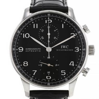 Orologio IWC Portuguese in acciaio Ref :  3714 Circa  2000