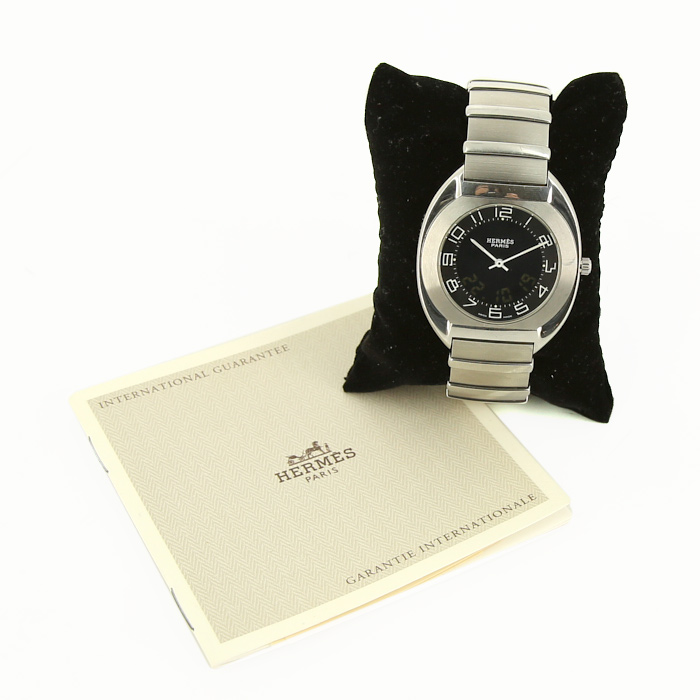 Hermès Espace watch in stainless steel Ref:  ES1.710 Circa  2000