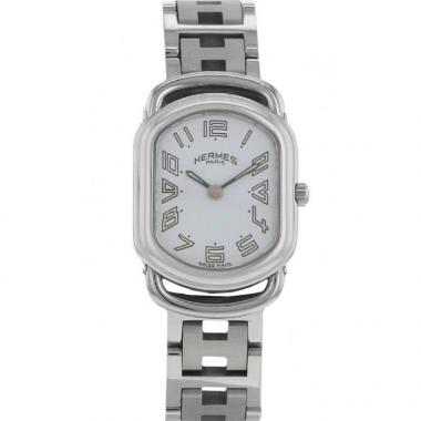 Montre Hermès Rallye en acier Ref :  RA1.210 Vers  2000