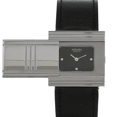 Hermès Glissade watch in stainless steel Ref:  GL1.510 Circa  2000