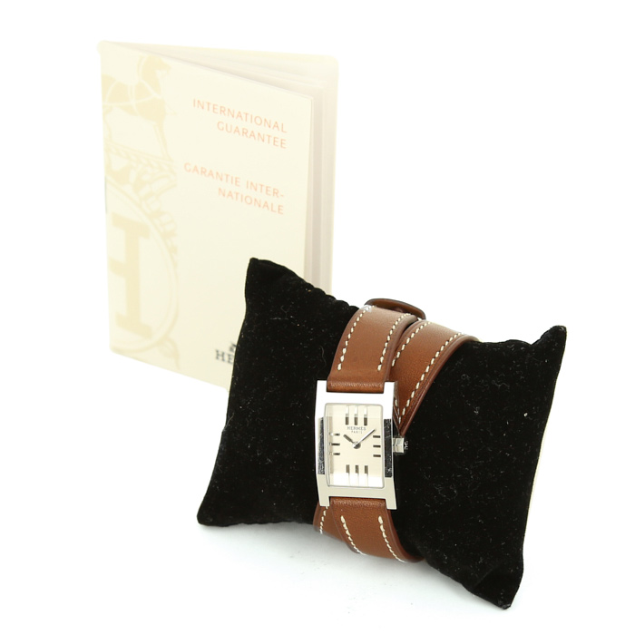 Orologio Hermes Tandem in acciaio Ref :  TA1.210