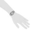 Cartier Santos Galbée  large model watch in stainless steel Circa  2000 - Detail D1 thumbnail