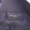 Shopping bag Balenciaga in pelle nera - Detail D3 thumbnail