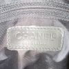 Chanel Petit Shopping handbag in black canvas and black leather - Detail D3 thumbnail
