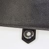 Portefeuille Hermès en cuir grainé noir - Detail D3 thumbnail