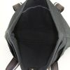 Shopping bag Hermes Troca in tela nera e pelle nera - Detail D2 thumbnail