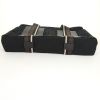 Shopping bag Hermes Troca in tela nera e pelle nera - Detail D4 thumbnail