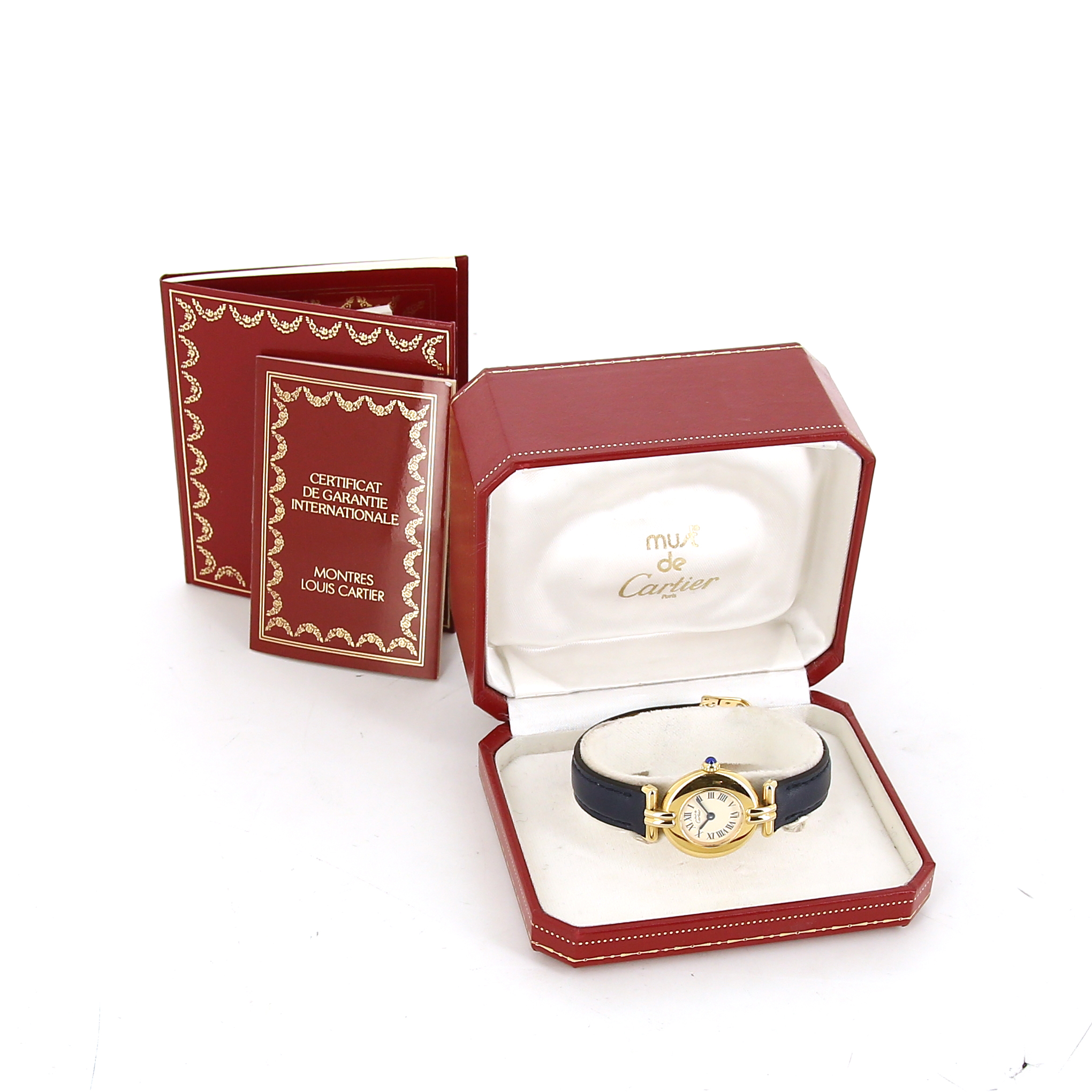 Cartier Must De Cartier watch in vermeil Ref:  1902 Circa  1997 - Detail D2