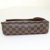 Louis Vuitton Twin shoulder bag in ebene damier canvas and brown leather - Detail D4 thumbnail